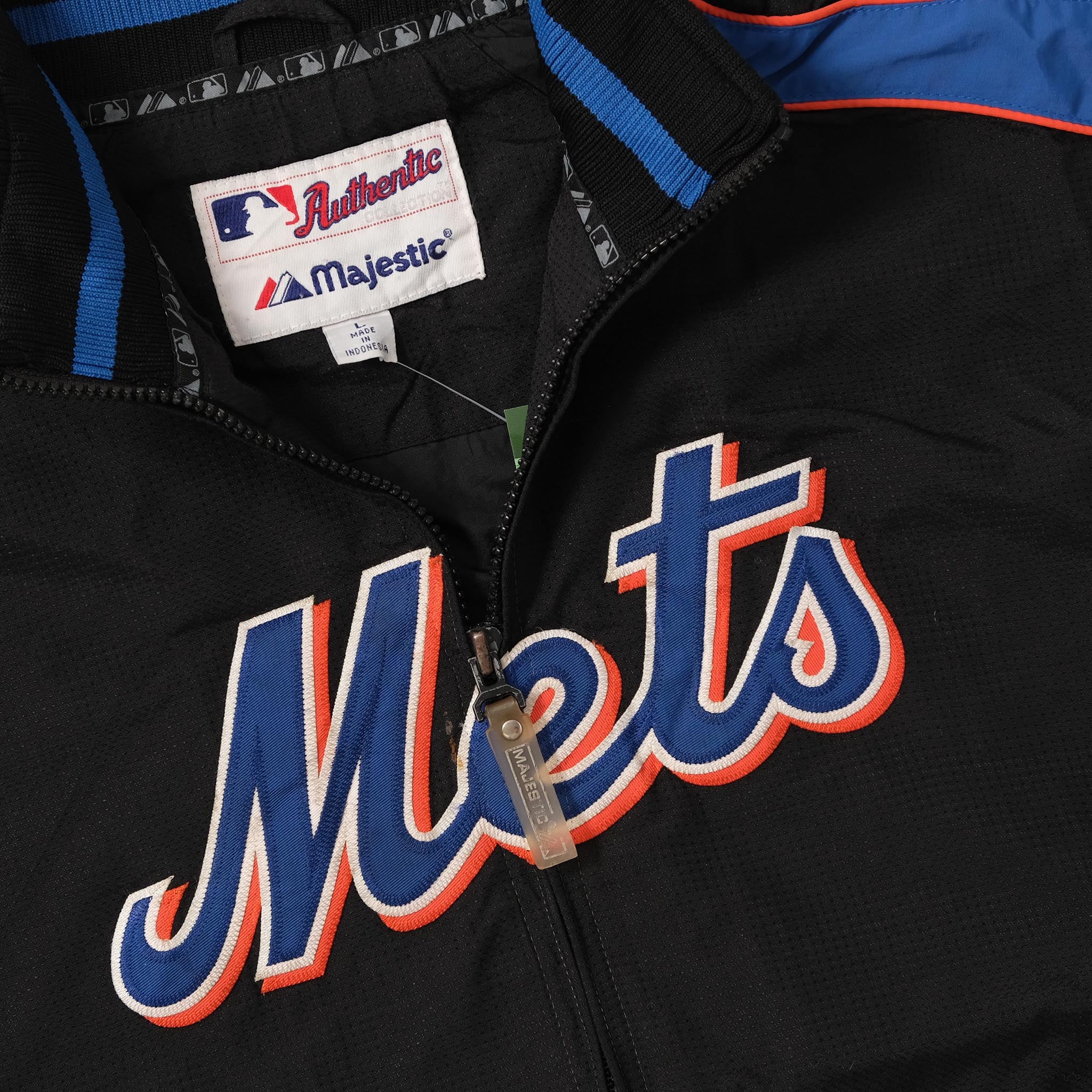 QMJ47 New York Mets Jacket Sz XL w/Patches ***BONUS***