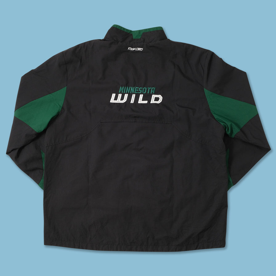 Vintage Reebok Minnesota Wild Track Jacket XLarge 