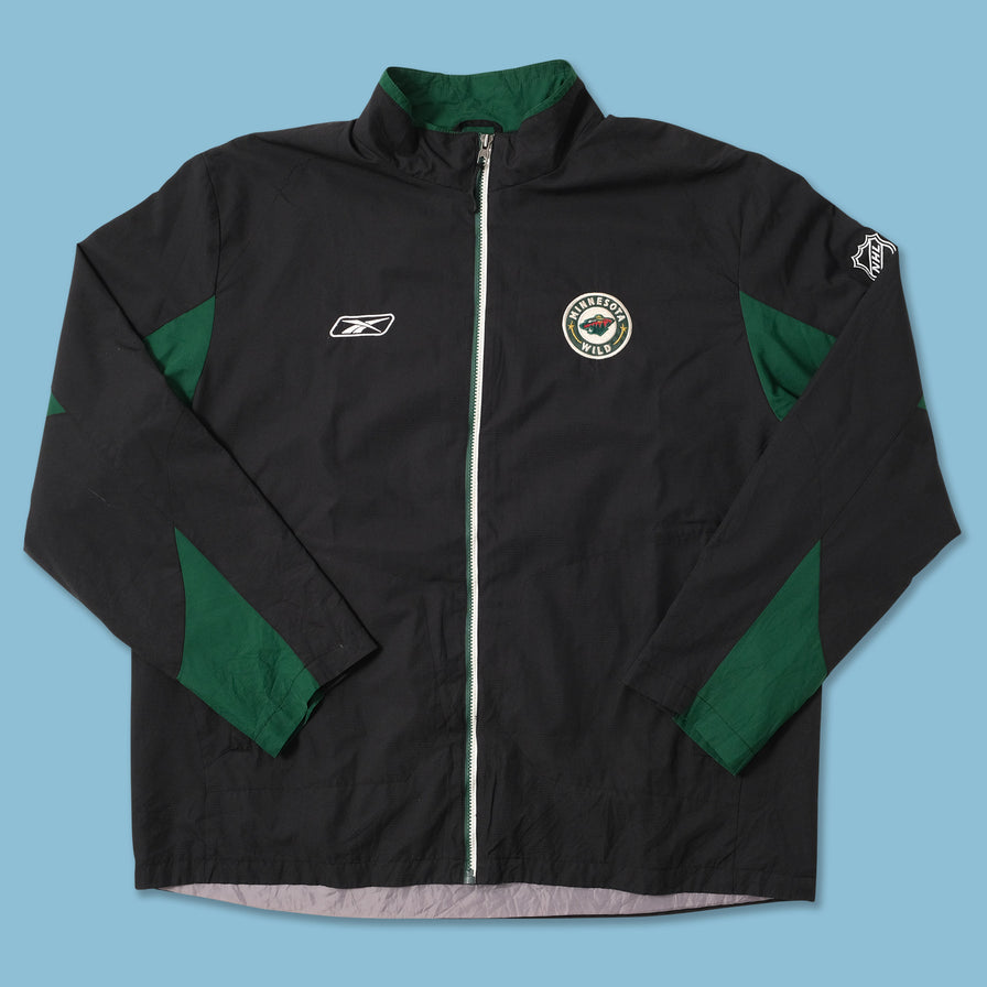 Vintage Reebok Minnesota Wild Track Jacket XLarge 