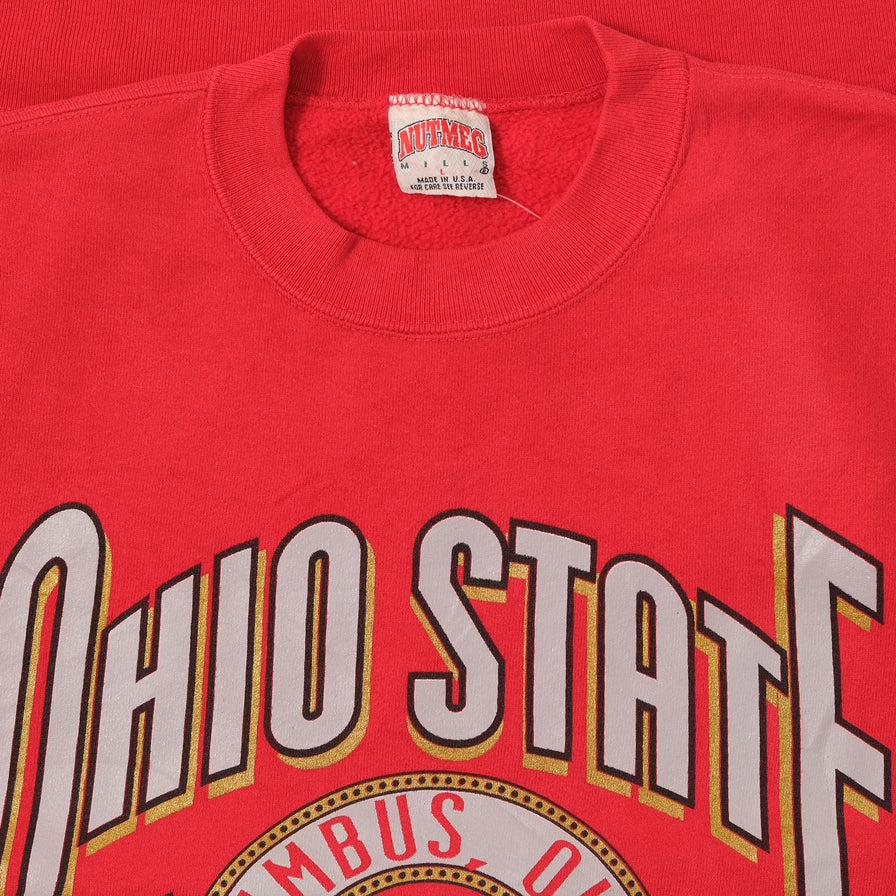 Vintage Nutmeg Ohio States Buckeyes Sweater Large 