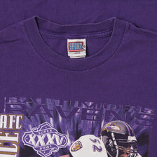 2001 Baltimore Ravens Champions T-Shirt Large 