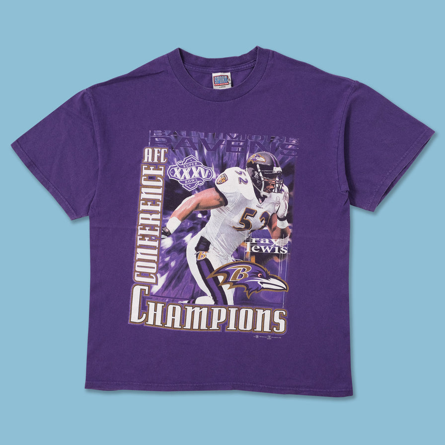 2001 Baltimore Ravens Champions T-Shirt Large 
