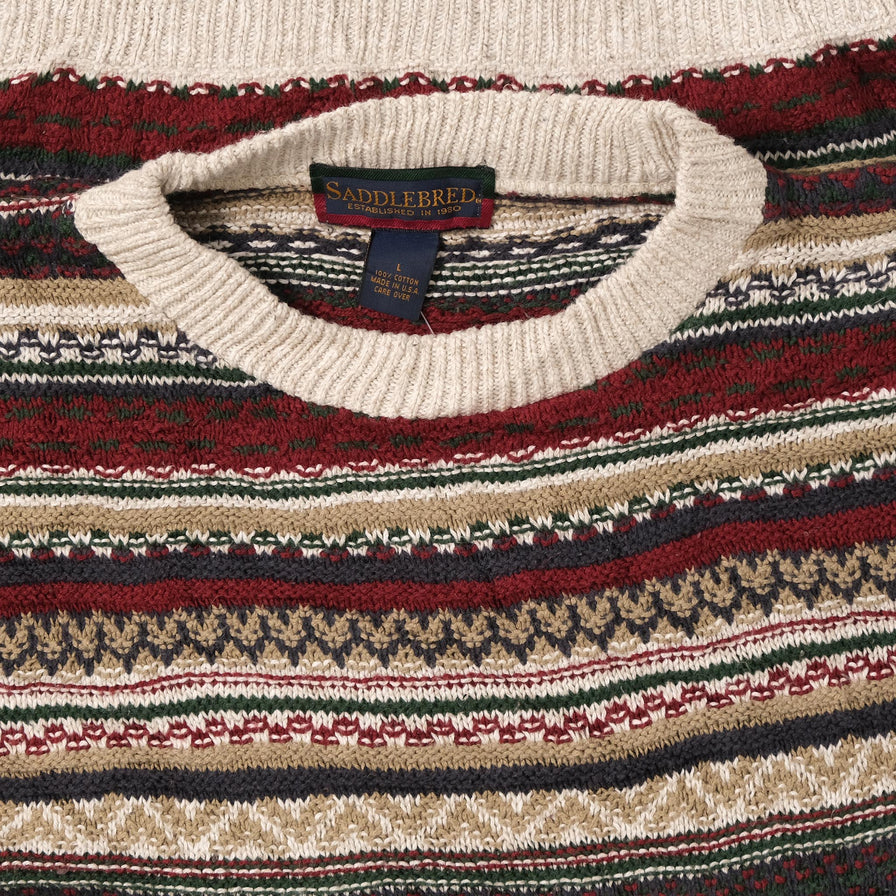 Vintage Knit Sweater Large 