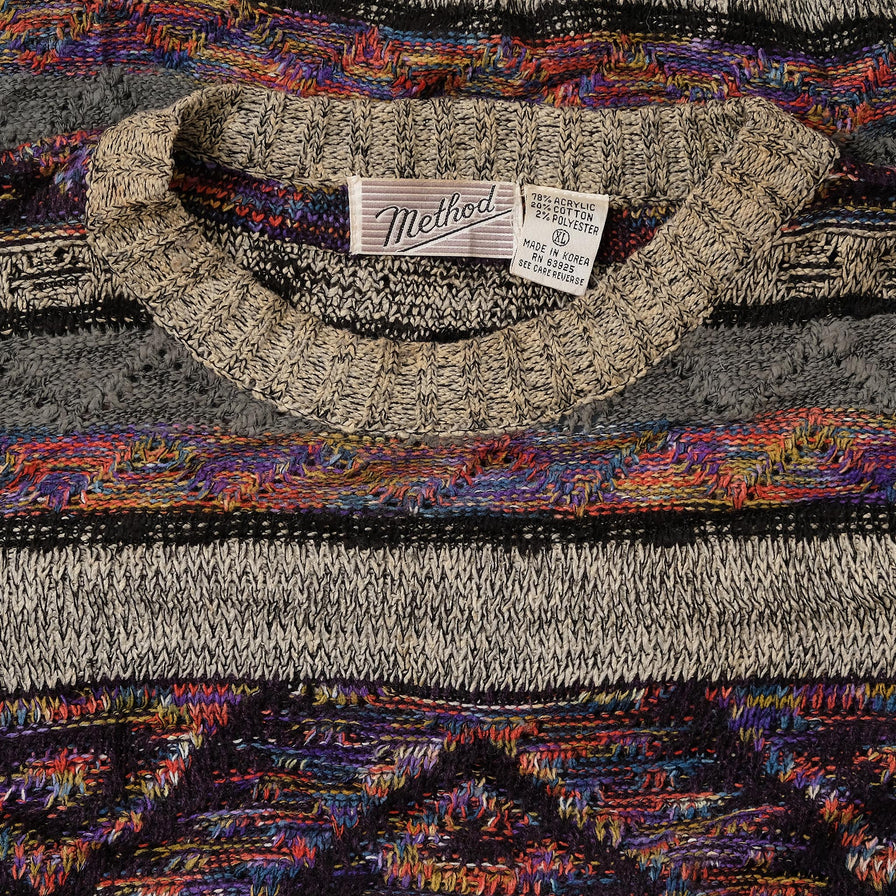 Vintage Knit Sweater Large 