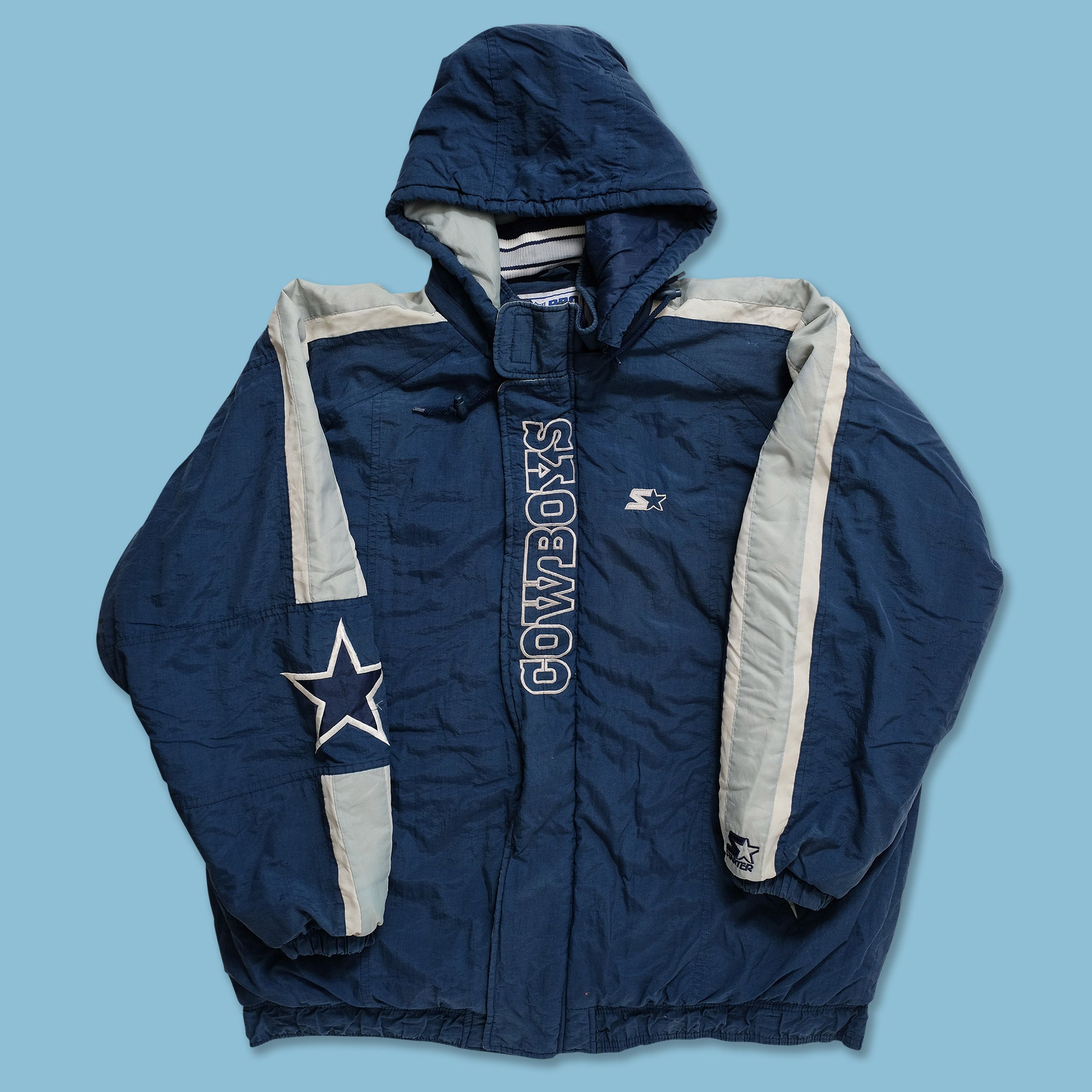 Vintage Dallas Cowboys Jacket 90s Starter Anorak NFL Grail 