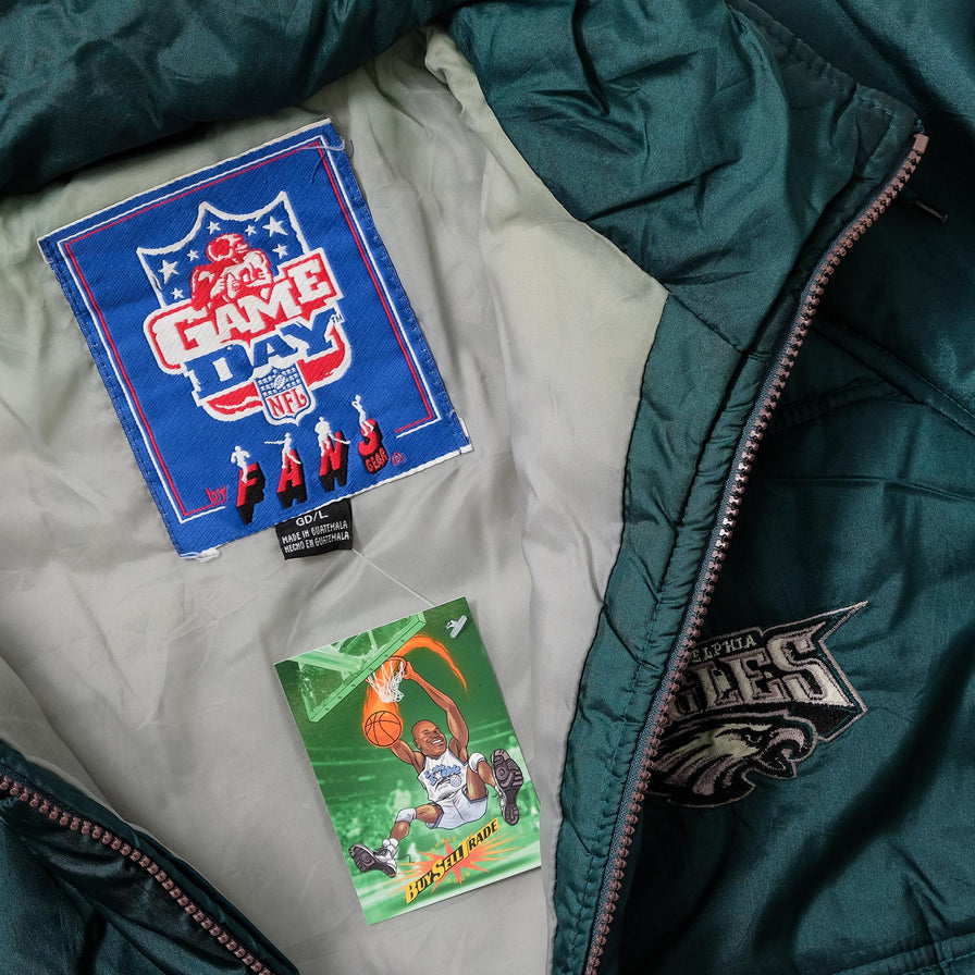 Vintage Philadelphia Eagles Padded Jacket Large 