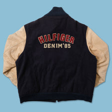 Vintage Hilfiger College Jacket Large 