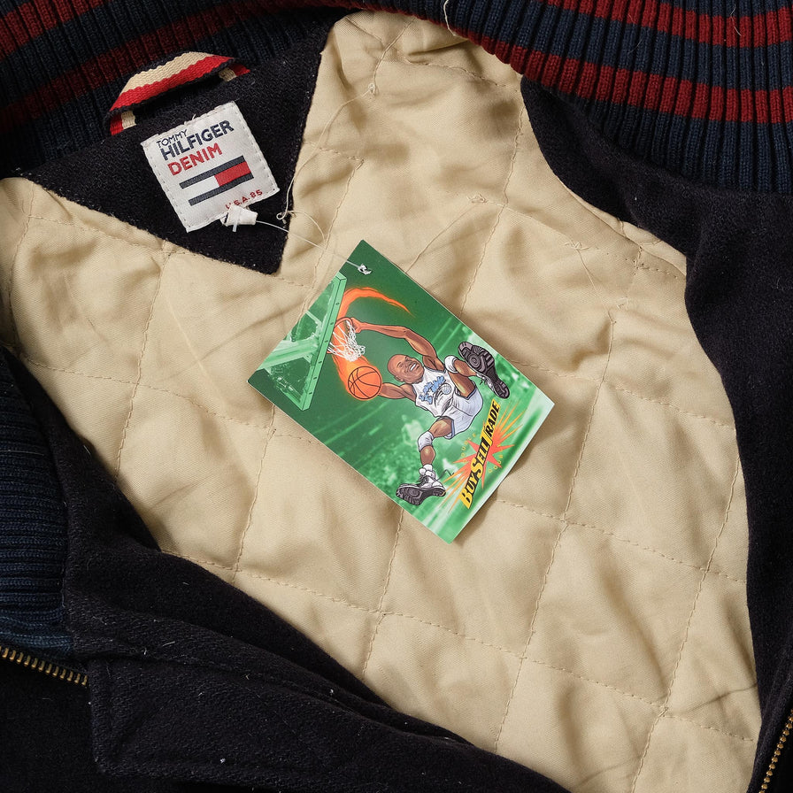 Vintage Hilfiger College Jacket Large 