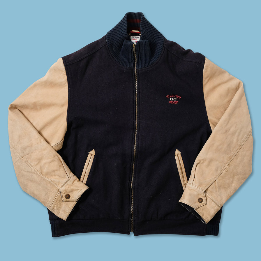 Vintage Hilfiger College Jacket Large 