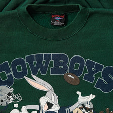 Vintage Dallas Cowboys Looney Tunes Sweater XLarge 