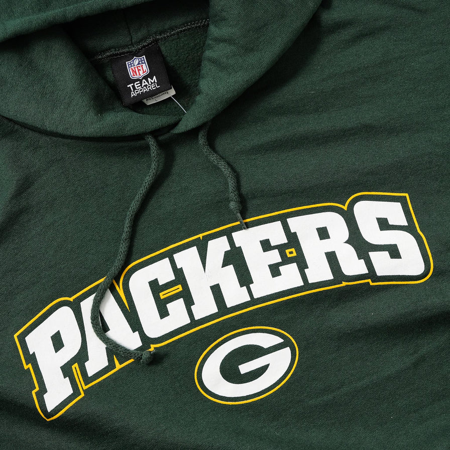 Vintage Green Bay Packers Hoody Large 
