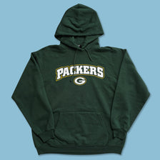 Vintage Green Bay Packers Hoody Large 