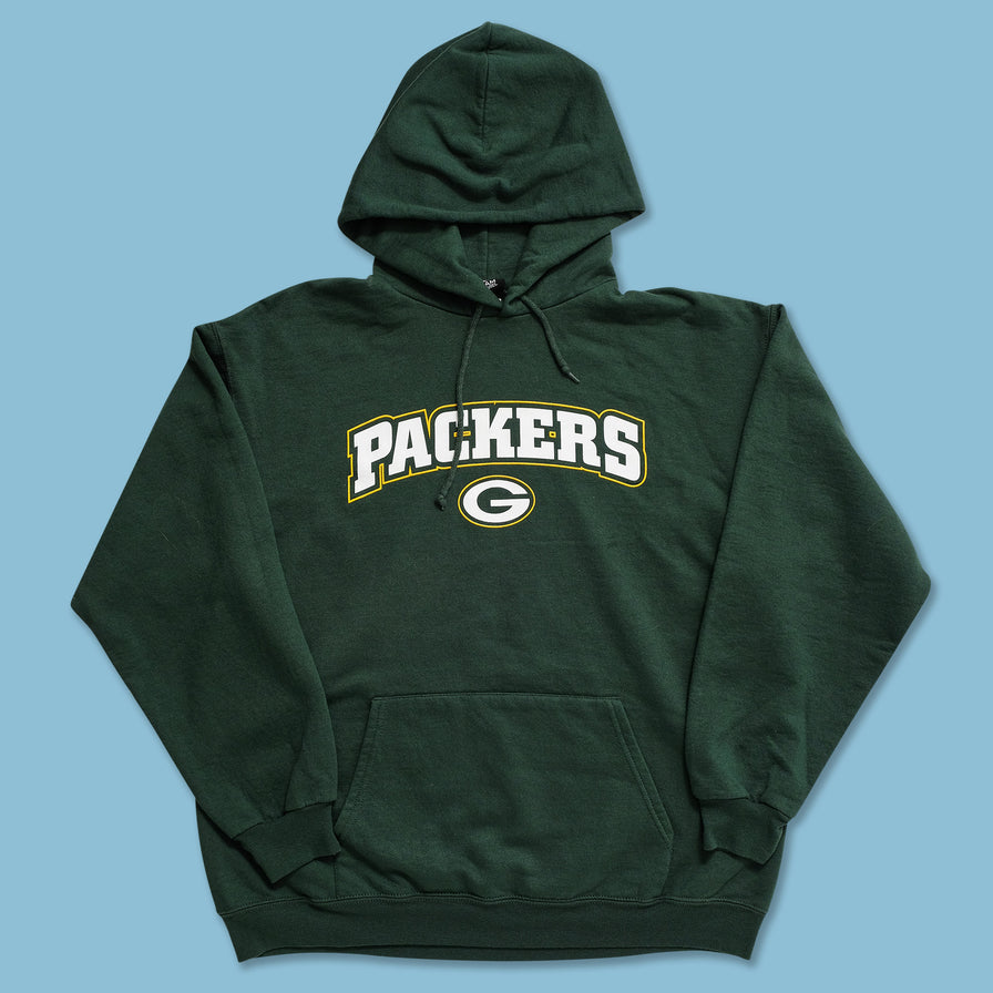 Vintage Green Bay Packers Hoody Large 