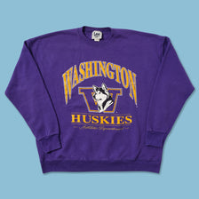 Vintage Washington Huskies Sweater 2XLarge 