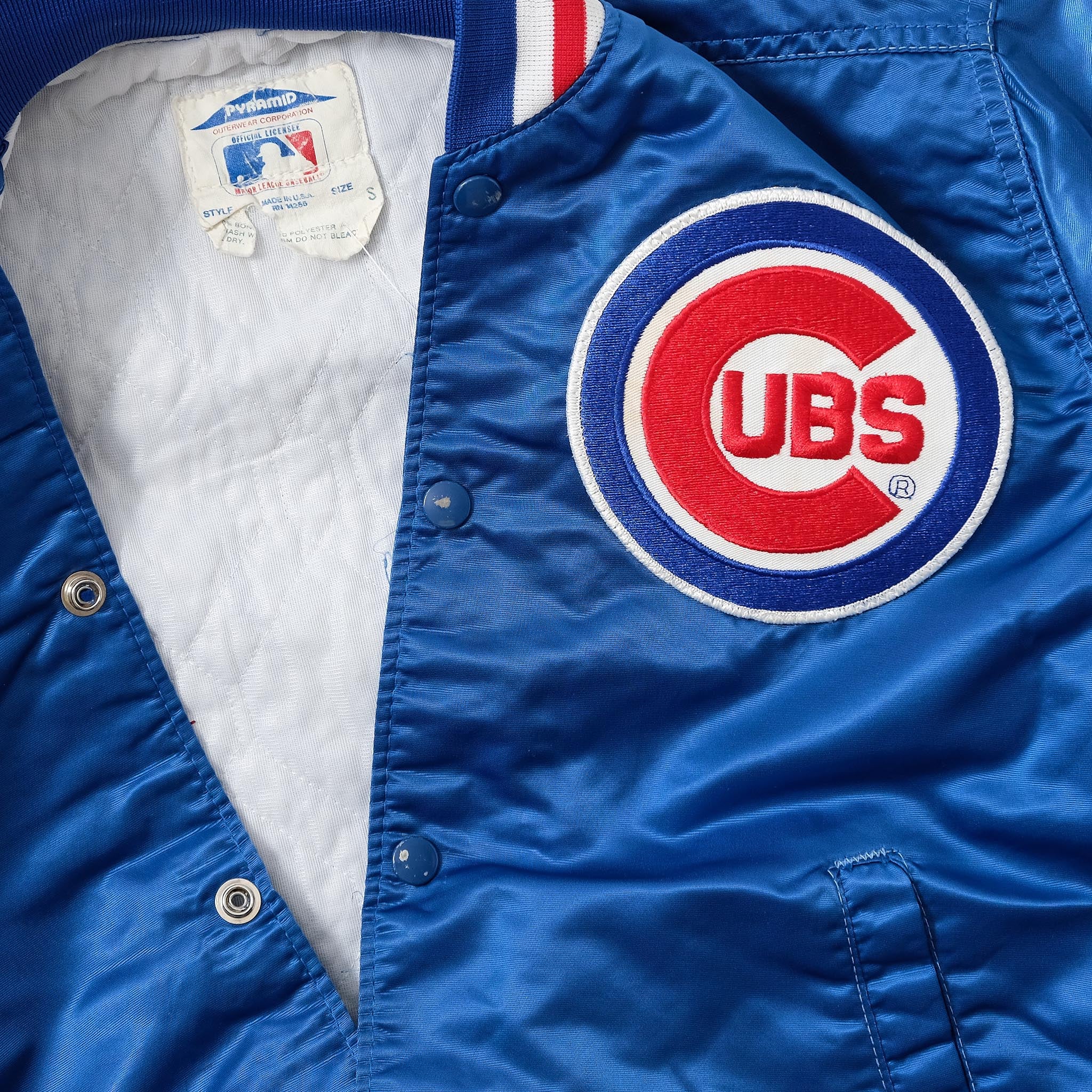 Authentic Satin Jacket 1990 Chicago Cubs