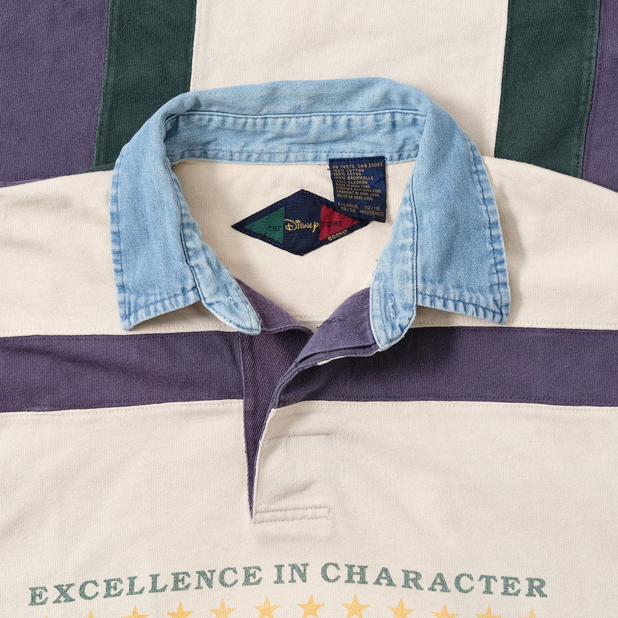 Vintage Mickey Mouse Rugby Sweater XLarge 