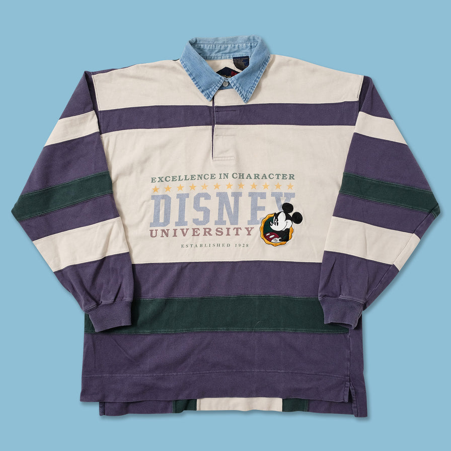Vintage Mickey Mouse Rugby Sweater XLarge 