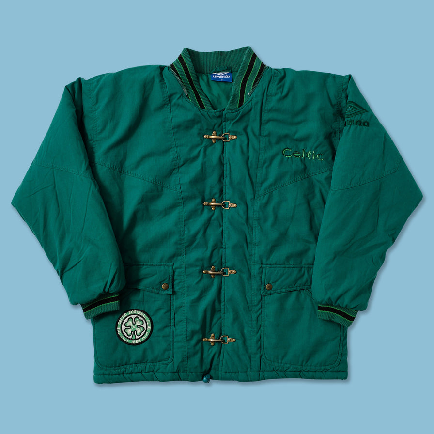 Vintage Umbro Celtic Glasgow Padded Jacket Medium 