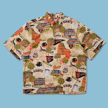 Vintage San Francisco Giants Pattern Shirt Large 