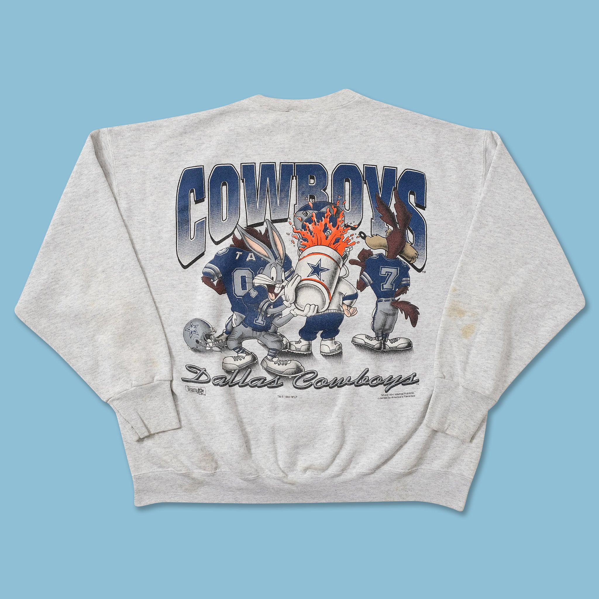 Vintage Dallas Cowboys Looney Tunes Sweatshirt