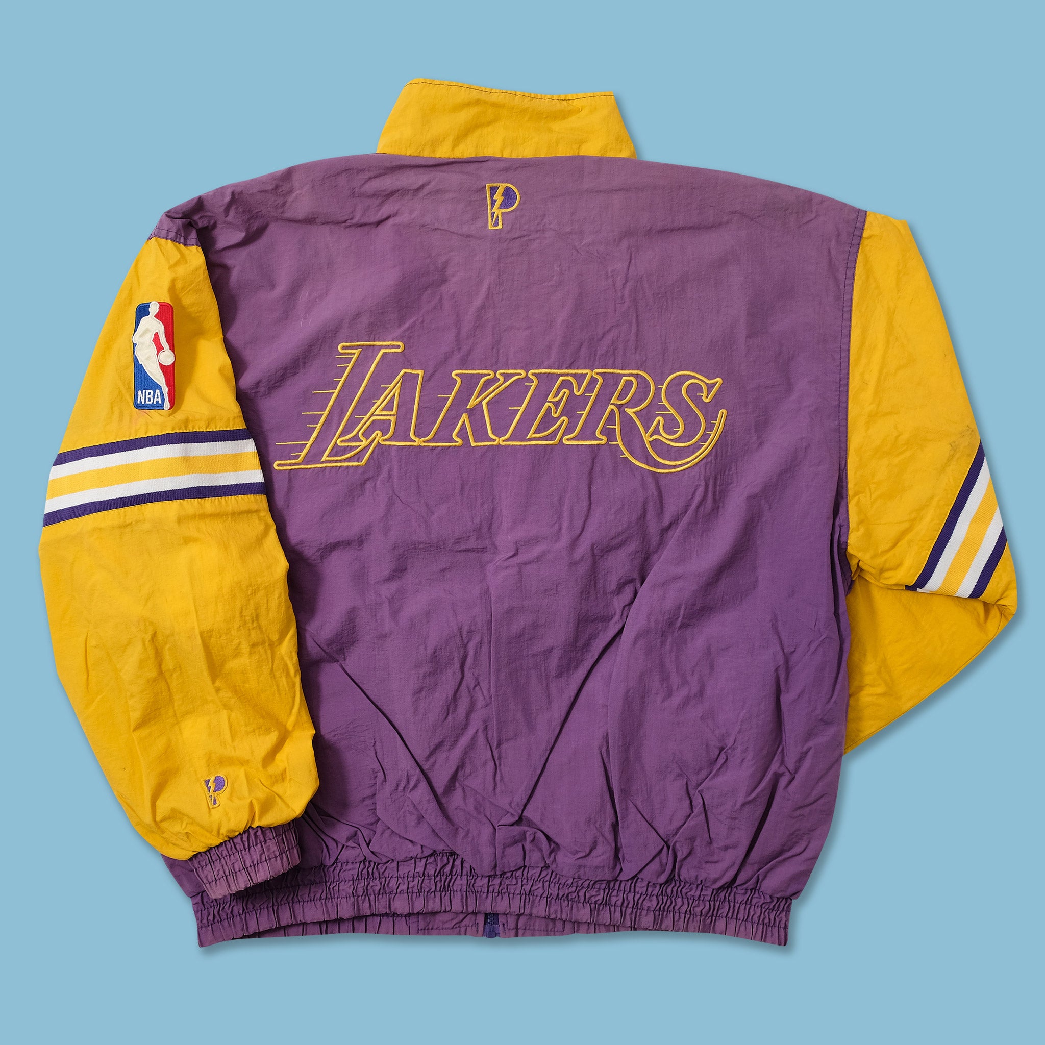 Vintage Adidas Lakers Spellout Track Jacket - XXL – Jak of all Vintage