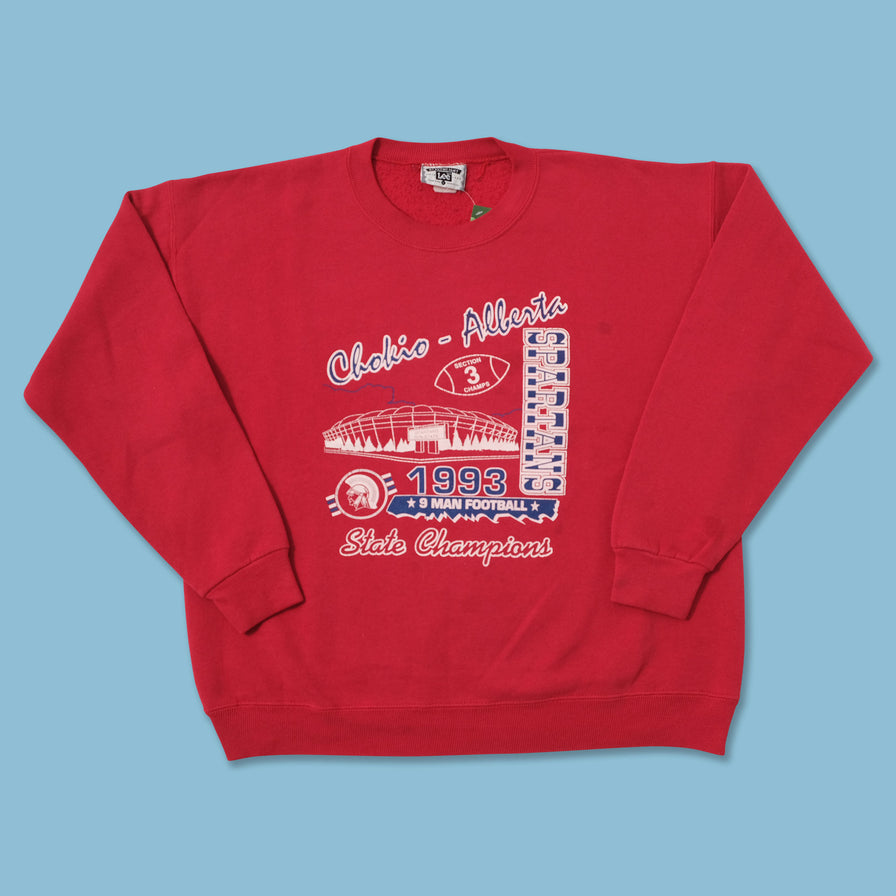 1993 Chokio Alberta Spartans Sweater Large 