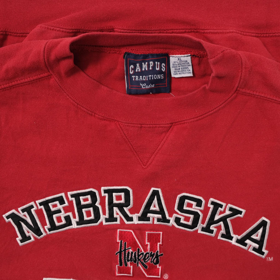 Vintage Nebraska Huskers Sweater XLarge 