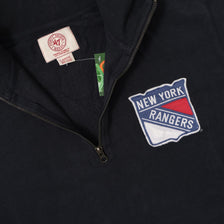 Vintage New York Rangers Q-Zip Sweater Large 