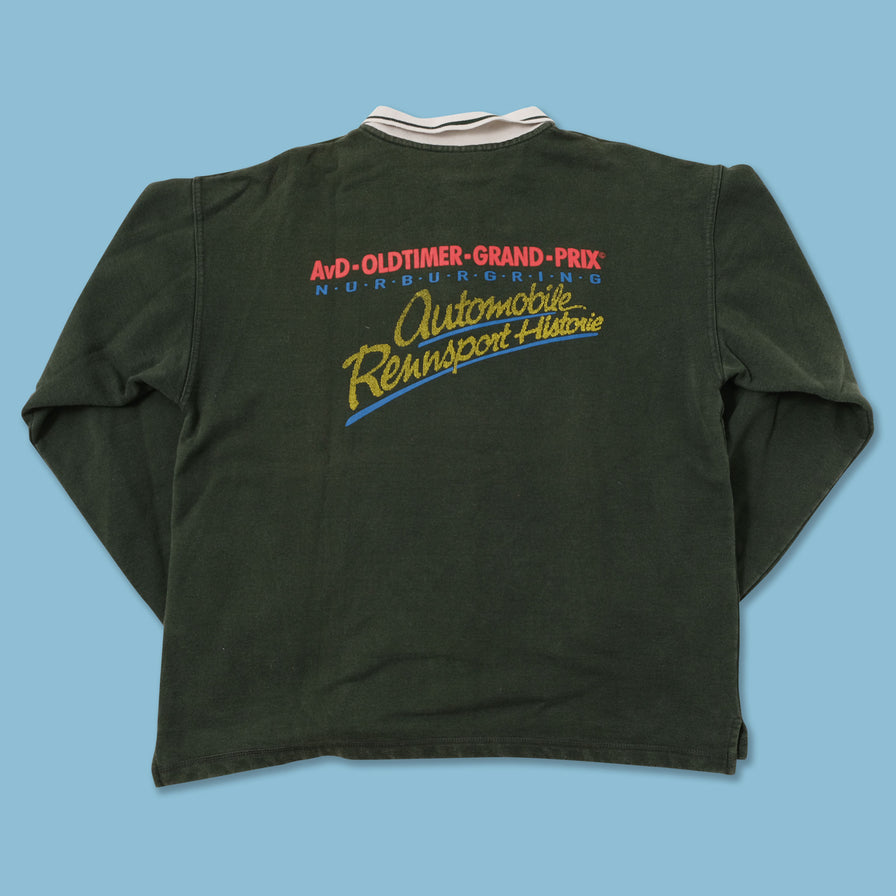 Vintage Oldtimer Grand Prix Collared Sweater Large 