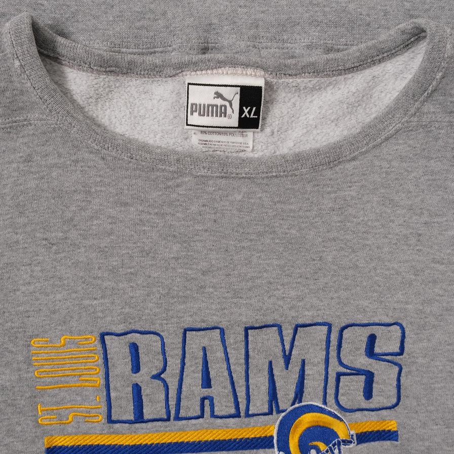 Vintage Puma St. Louis Rams Sweater XLarge 