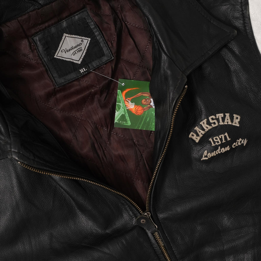 Vintage Leather Jacket Large 