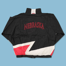 Vintage Nebraska Huskers Track Jacket Large 