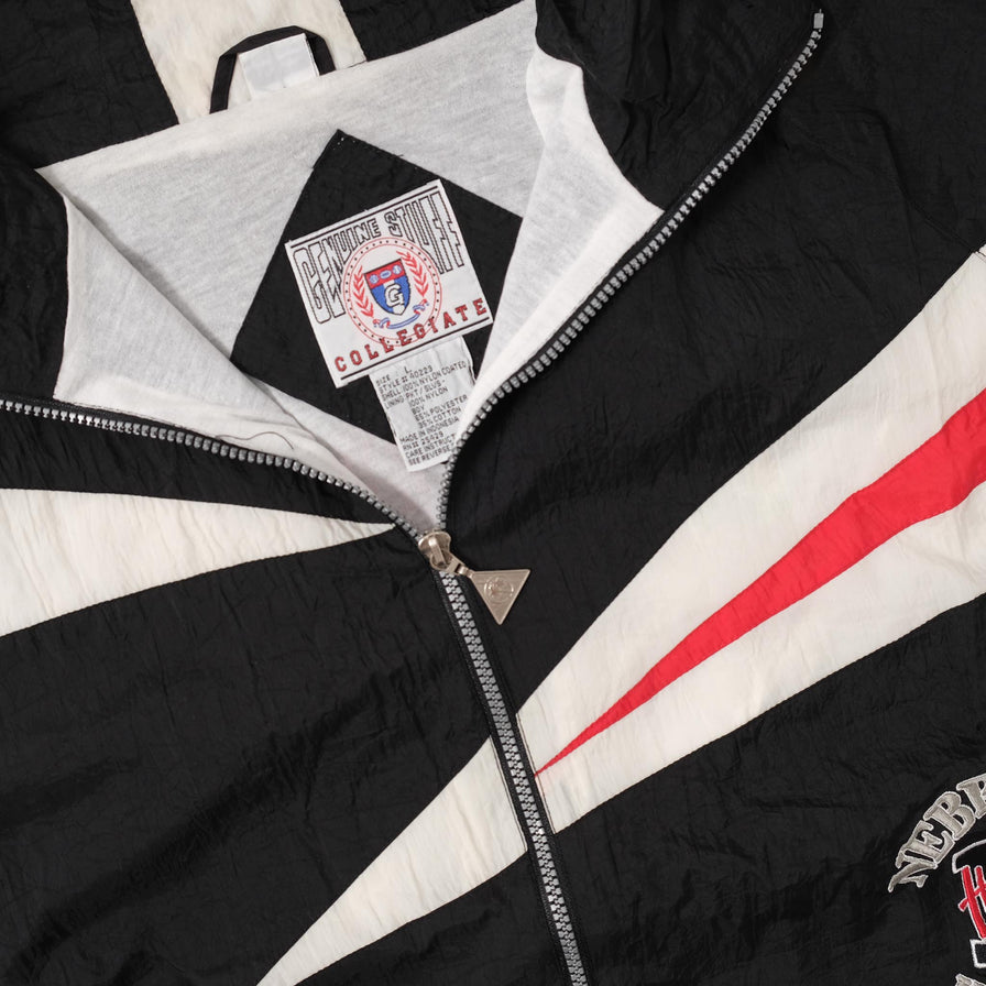 Vintage Nebraska Huskers Track Jacket Large 