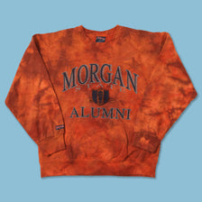 Vintage Morgan State Tie Dye Sweater Medium 