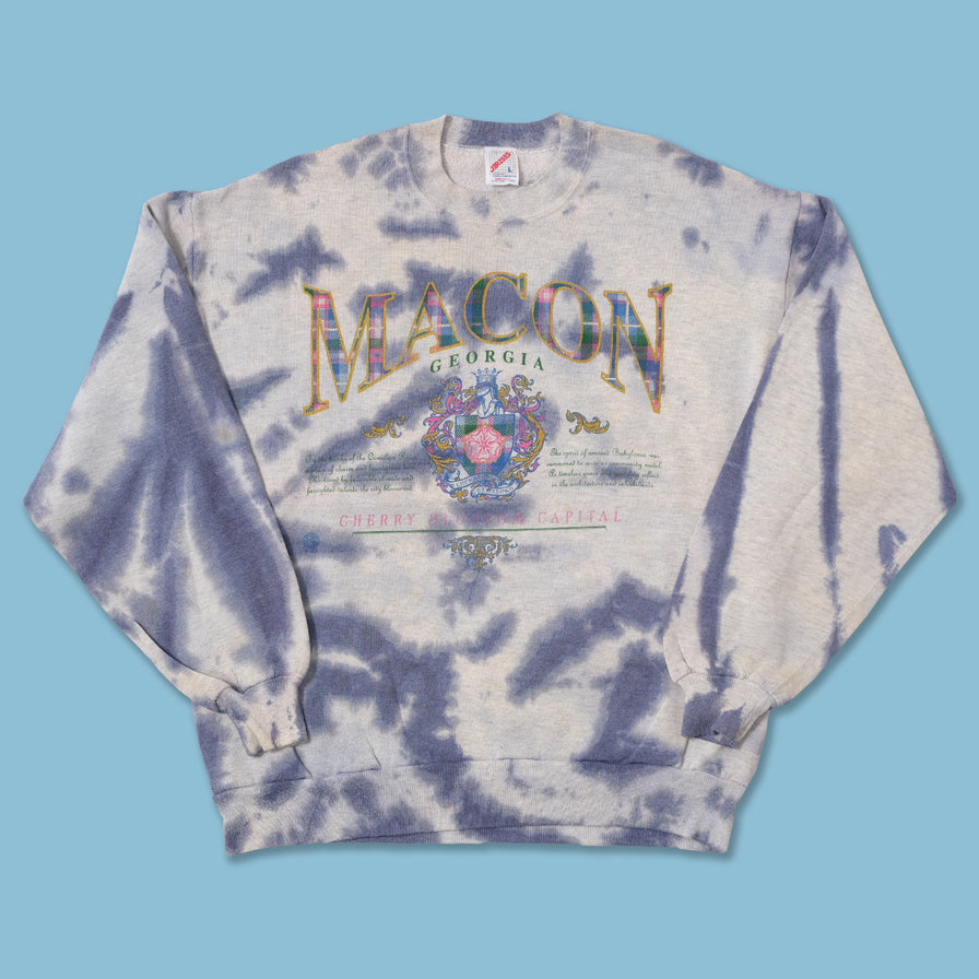 Vintage Macon Tie Dye Sweater Medium 