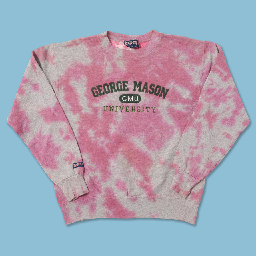 Vintage GMU Tie Dye Sweater Small 