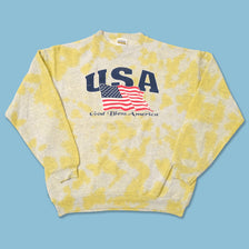 Vintage USA Tie Dye Sweater Medium 