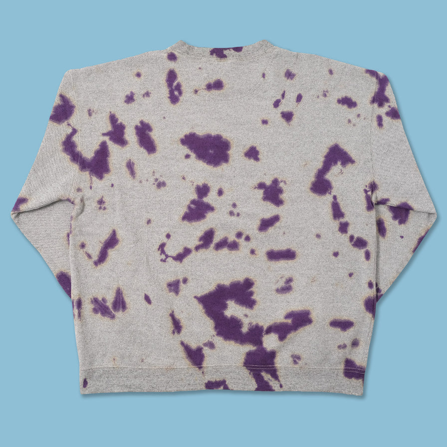 Vintage Wisconsin Badgers Tie Dye Sweater XLarge 