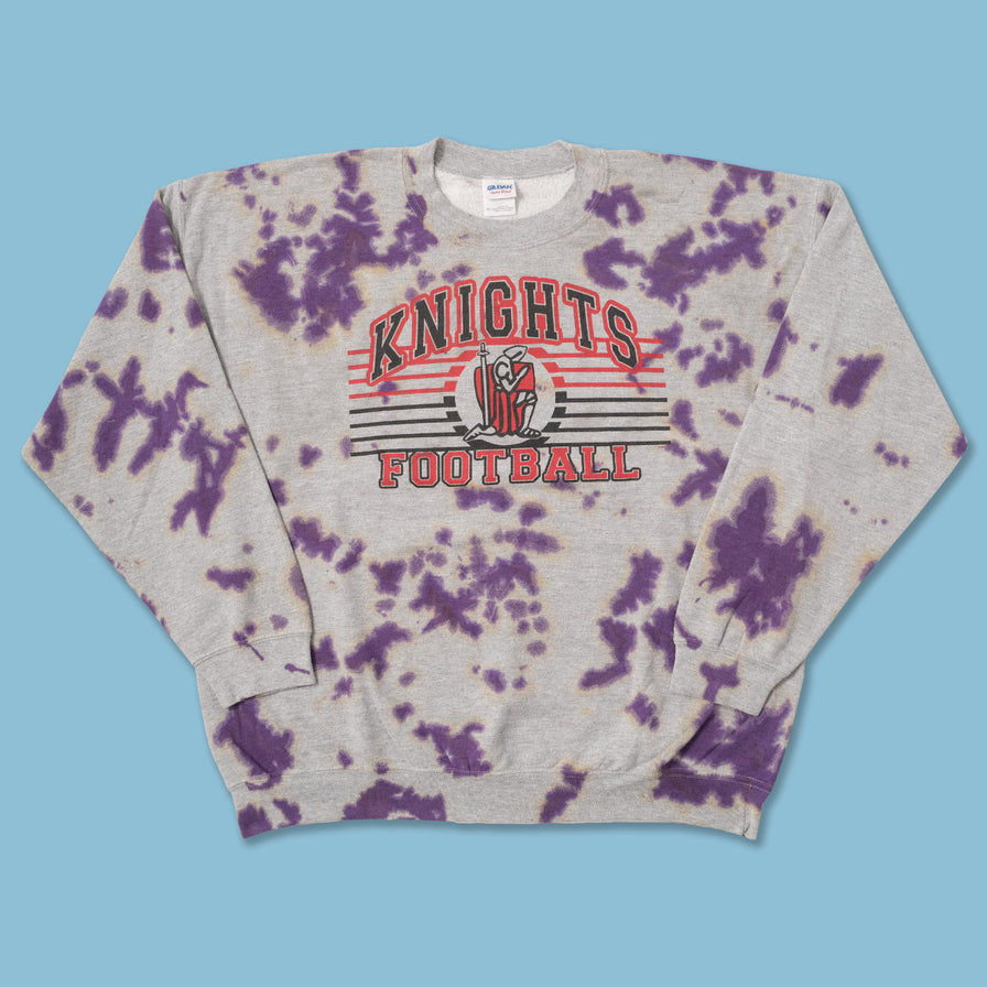 Vintage Knights Football Tie Dye Sweater XLarge 