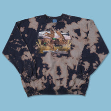 Vintage Ducks Tie Dye Sweater XLarge 