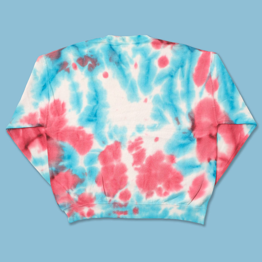 Vintage Logan Track & Field Tie Dye Sweater Large 