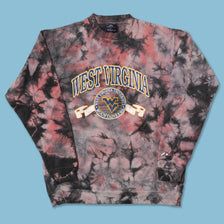 Vintage West Virginia Tie Dye Sweater Medium 
