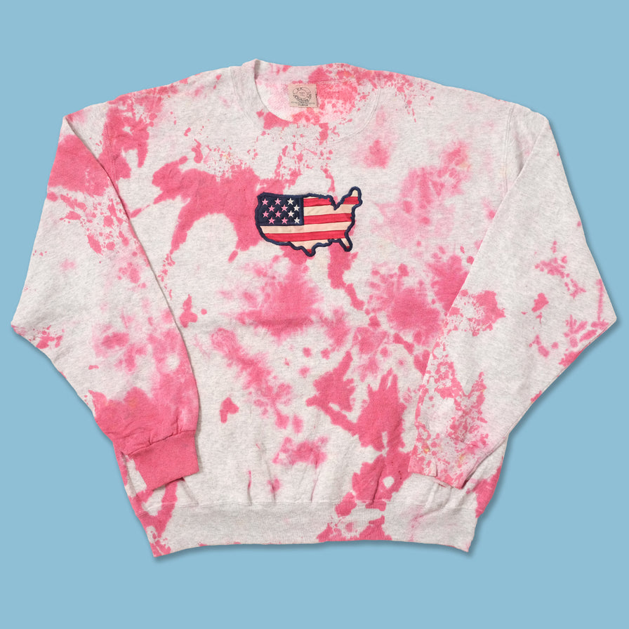 Vintage USA Tie Dye Sweater Large 