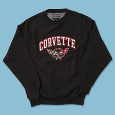 Vintage Corvette Racing Sweater Small 