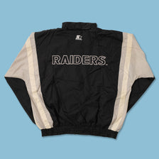 Vintage Starter Los Angeles Raiders Track Jacket Large 