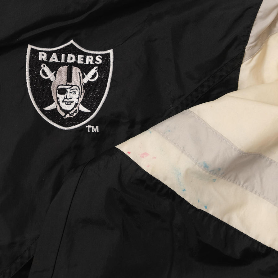 Vintage Starter Los Angeles Raiders Track Jacket Large 