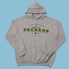 Vintage Green Bay Packers Hoody Large 
