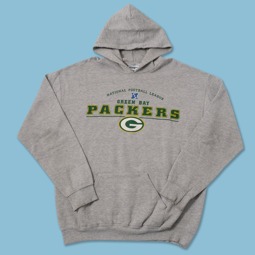 Vintage Green Bay Packers Hoody Large 