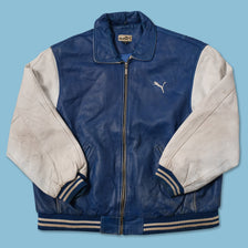 Vintage Puma Leather Jacket XXL 