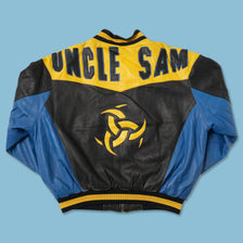 Vintage Uncle Sam Leather Jacket Medium 